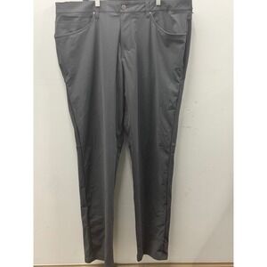 Lululemon ABC Pants Mens 38( 40x33) Charcoal Gray Chino Performance Golf Preppy